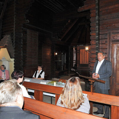 Stabkirche Stiege Harz Veranstaltung Fördergelder Denkmal Denkmalschutz Presse Dr. Gunnar Schellenberger