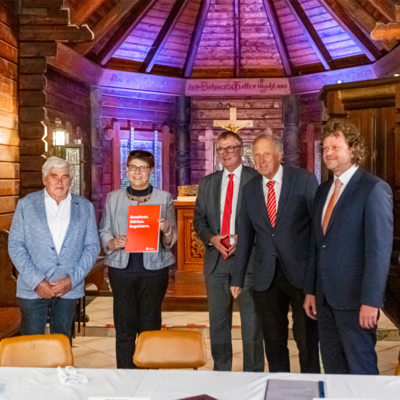 Stabkirche Stiege Harz Sommer Veranstaltung Fördergelder Denkmal Denkmalschutz Pressekonferenz