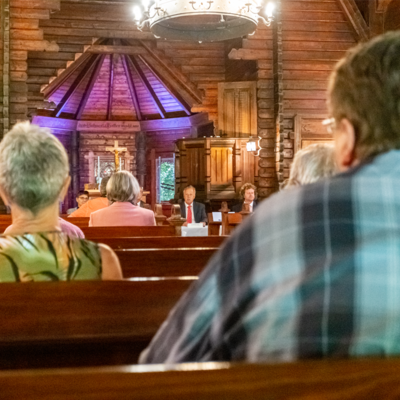 Stabkirche Stiege Harz Sommer Veranstaltung Fördergelder Denkmal Denkmalschutz Pressekonferenz