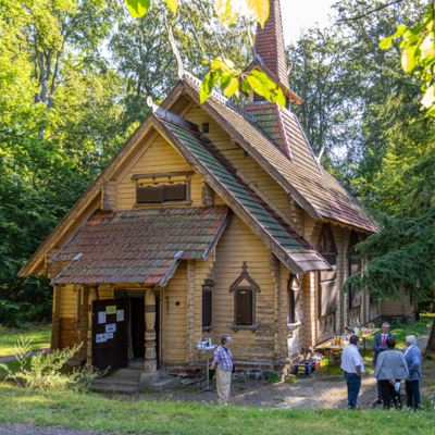 Stabkirche Stiege Wald Harz Sommer Veranstaltung Fördergelder Denkmal Denkmalschutz